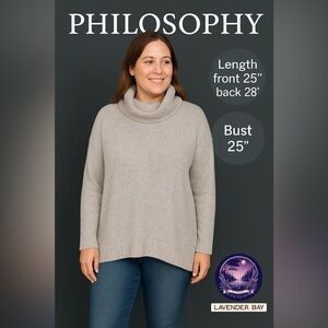 Philosophy Cozy Cowl Neck Sweater | Women’s Size Large